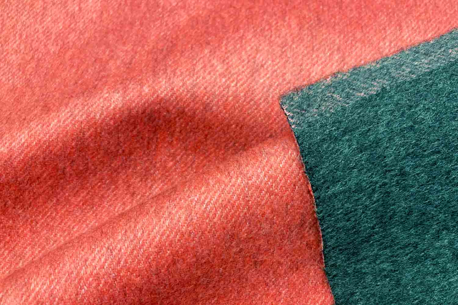 double face rot cashmere schurwolle